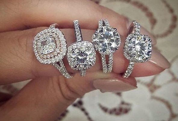Dazzling diamond engagement rings
